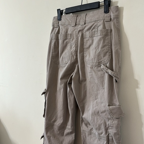 Abercrombie & Fitch Relaxed Cargo Pants Khaki Size 27 - Picture 11 of 12